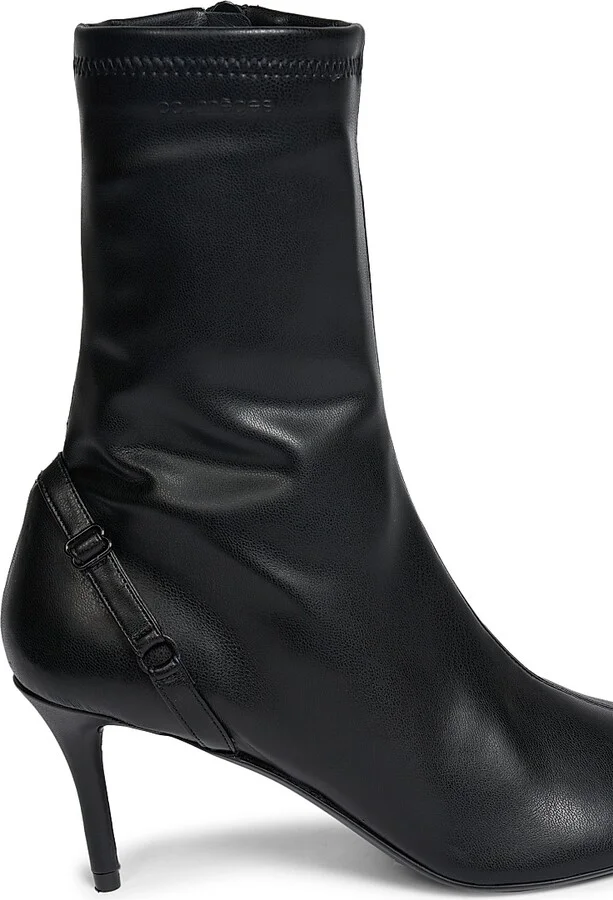 Women's 424 Oblique-Strap Ankle Boots - Black - Size 6 - Image 6