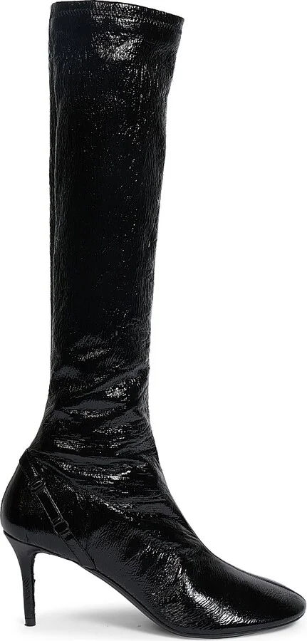 Women's 424 Oblique-Strap Boots - Black - Size 6