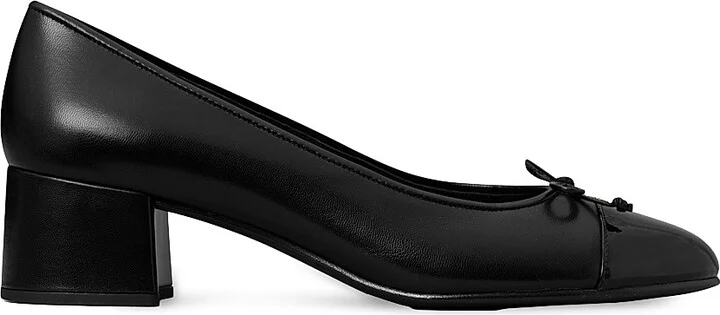 Women's 44.5MM Cap Toe Ballet Pumps - Black - Size 10
