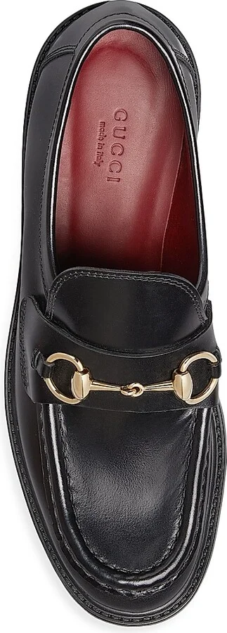 Women's 45MM Horsebit Leather Loafers - Black - Size 6 - Image 4