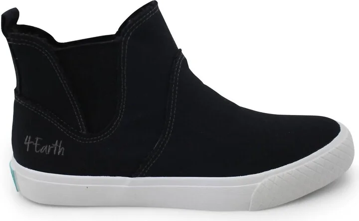 Women's 4Earth Torta High-Top Sneaker In Black Washed
