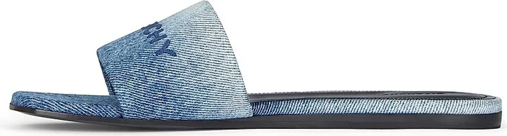 Women's 4G Flat Mules in Gradient Denim - Medium Blue - Size 6 - Image 2