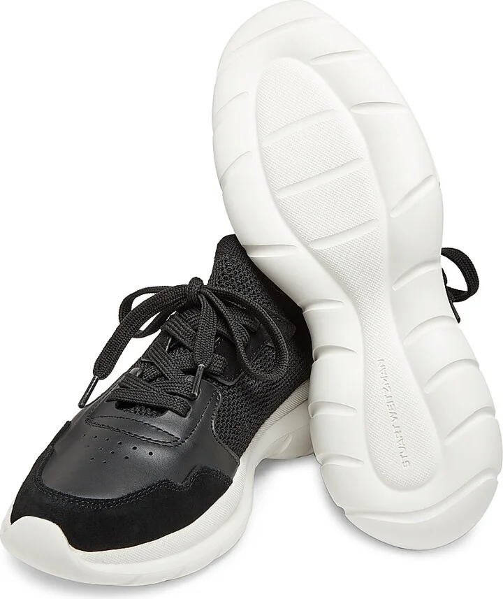 Women's 5050 Logo Low-Top Sneakers - Black - Size 10 - Image 5