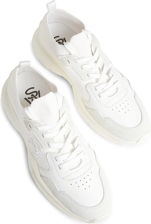 Women's 5050 Logo Low-Top Sneakers - Black - Size 10 - Image 9