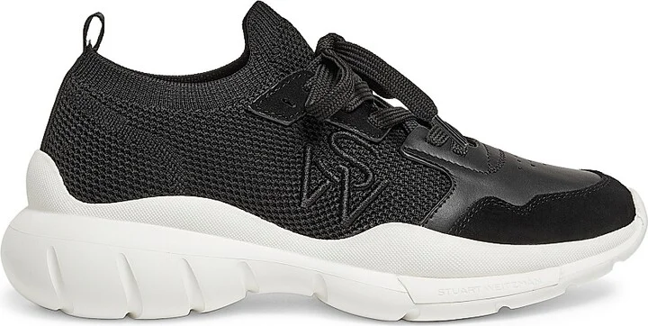 Women's 5050 Logo Low-Top Sneakers - Black - Size 10