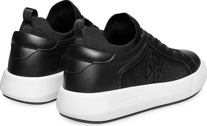 Women's 5050 Pro Leather & Knit Low-Top Sneakers - Black - Size 10 - Image 3
