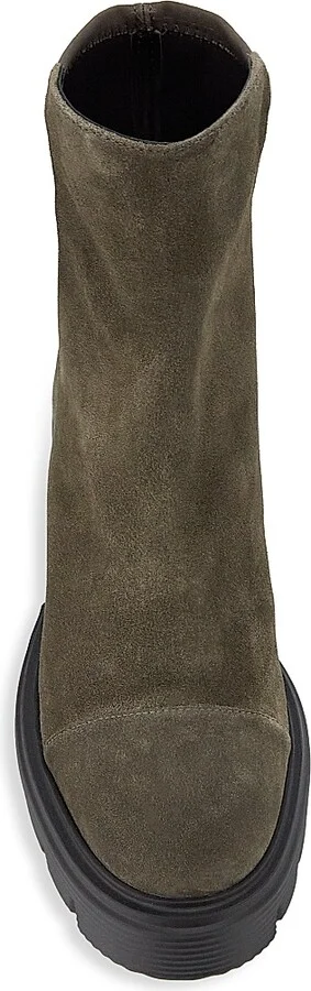 Women's 5050 Soho 70MM Suede Booties - Charcoal - Size 10 - Image 5