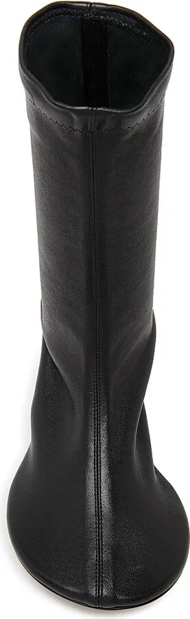 Women's 55MM Leather Ankle Boots - Black - Size 7 - Image 5