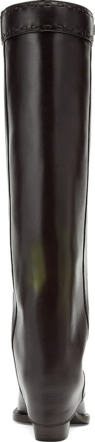 Women's 55MM Leather Boots - Mosto - Size 5 - Image 4