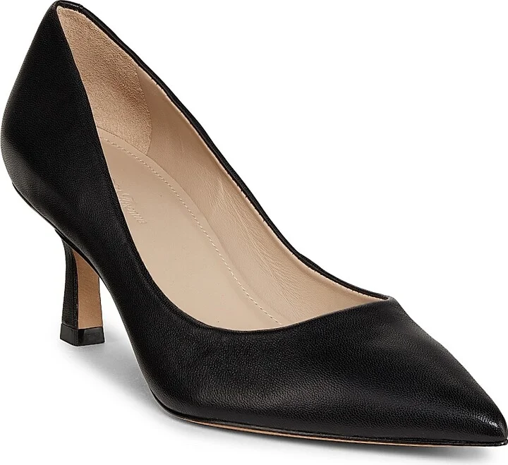 Women's 65MM Classic Leather Pumps - Beige - Size 5 - Image 6