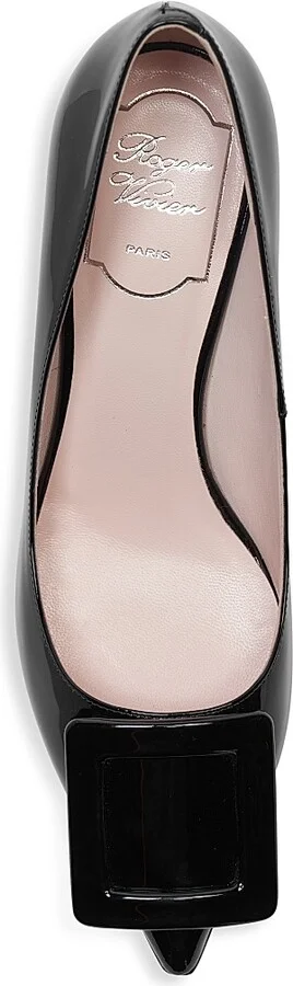 Women's 65MM Patent Leather Pumps - Black - Size 6 - Image 5