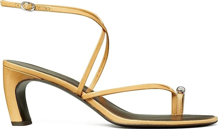 Women's 65MM Strappy Leather Sandals - Cantucci Silver - Size 10