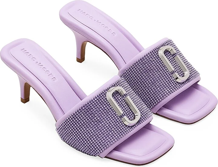 Women's 65MM The Rhinestone J Marc Heeled Sandal - Wisteria - Size 5 - Image 2