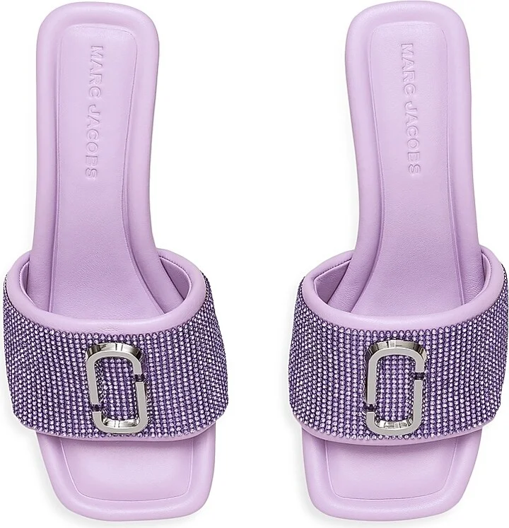 Women's 65MM The Rhinestone J Marc Heeled Sandal - Wisteria - Size 5 - Image 4