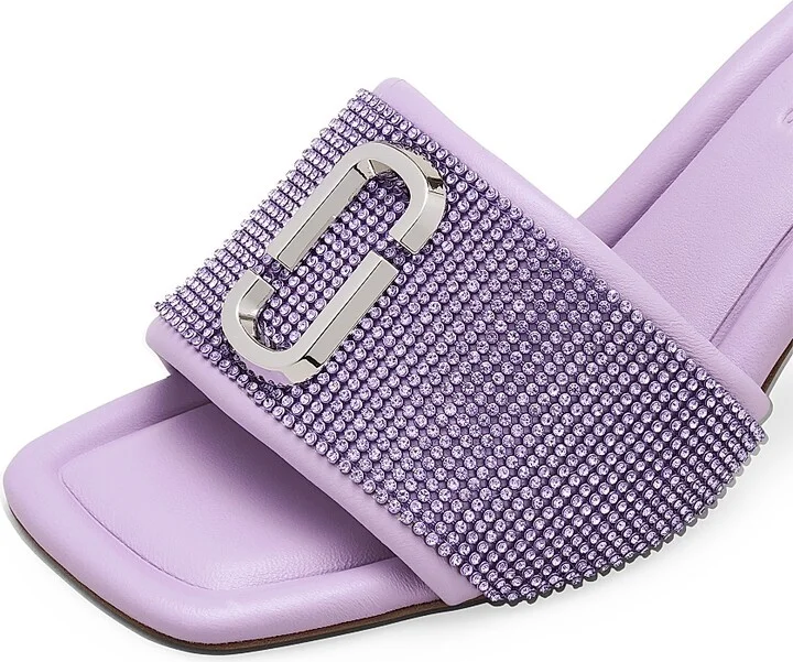 Women's 65MM The Rhinestone J Marc Heeled Sandal - Wisteria - Size 5 - Image 5