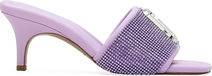 Women's 65MM The Rhinestone J Marc Heeled Sandal - Wisteria - Size 5