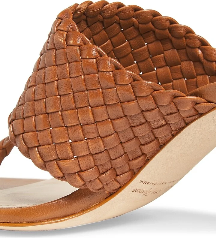 Women's 70MM Leather Sandals - Miele - Size 8 - Image 6
