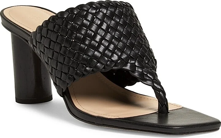 Women's 70MM Leather Sandals - Miele - Size 8 - Image 7