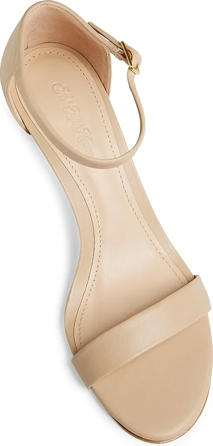 Women's 75MM Leather Ankle-Wrap Sandals - Size 9.5 - Image 4