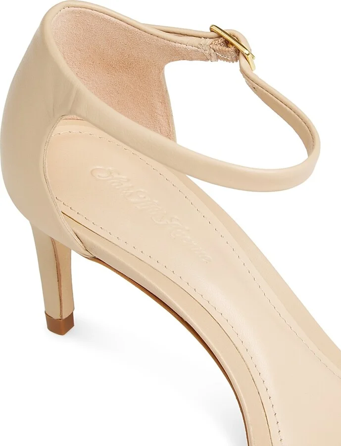 Women's 75MM Leather Ankle-Wrap Sandals - Size 9.5 - Image 5