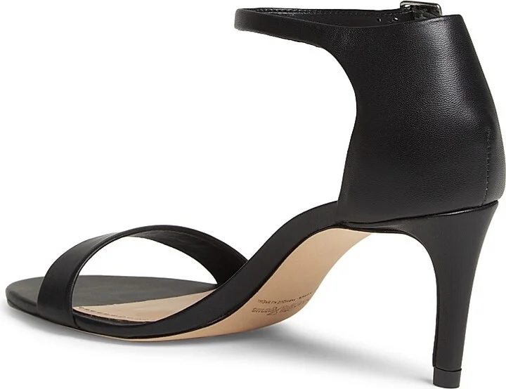 Women's 75MM Leather Ankle-Wrap Sandals - White - Size 5.5 - Image 8