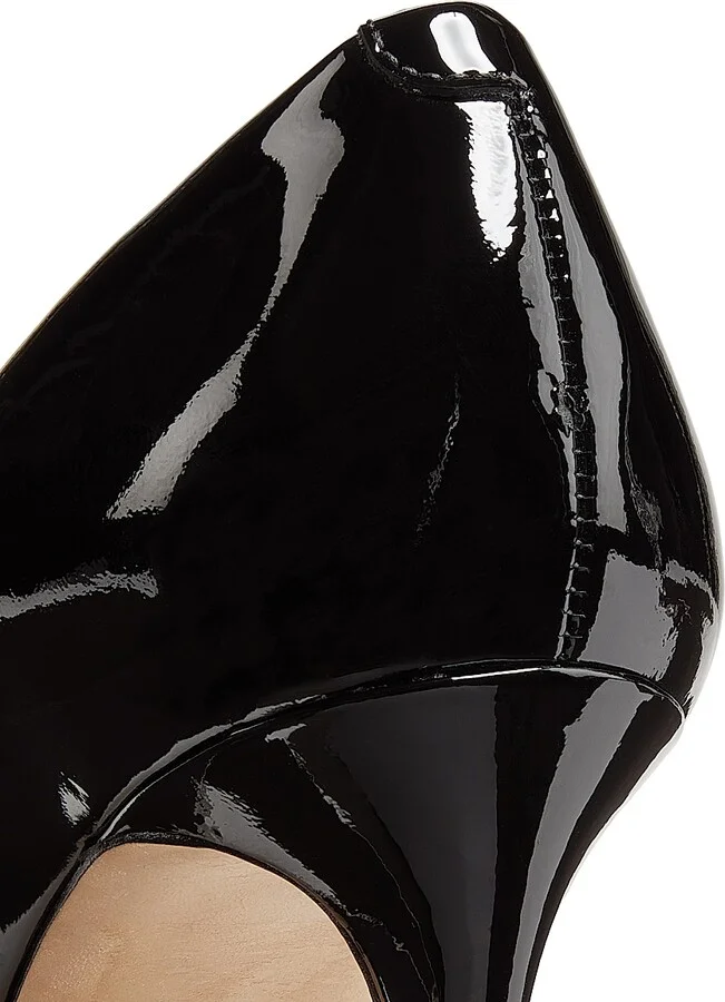 Women's 85MM Classic Patent Leather Pumps - Black - Size 5 - Image 3