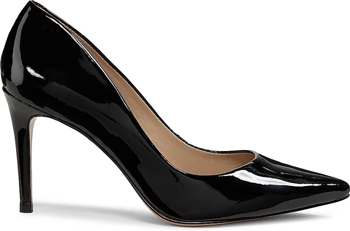 Women's 85MM Classic Patent Leather Pumps - Black - Size 5