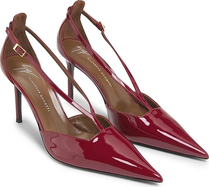Women's 85MM Patent Leather Pumps - Nero Oro - Size 5 - Image 7