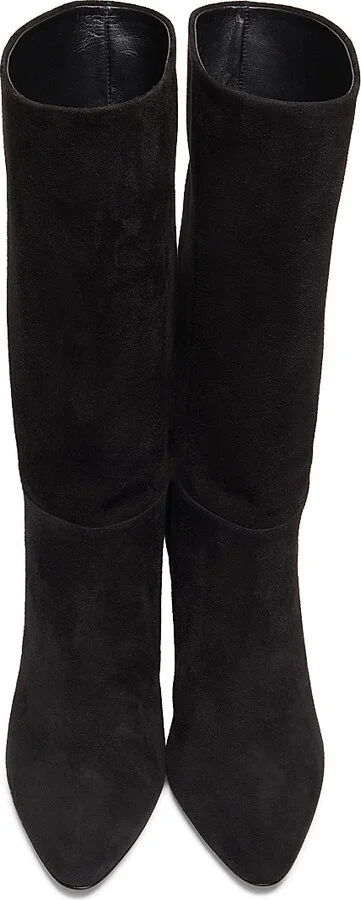 Women's 85MM Suede Stiletto Boots - Camel - Size 6 - Image 8