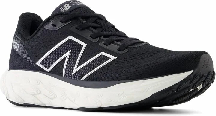 Women's 880 V14 - B - K14 Running Shoe In Black With Sea Salt And Silver Metallic