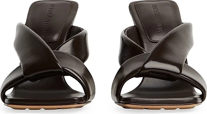 Women's 90MM Interwoven Leather Mules - Fondant - Size 5.5 - Image 2