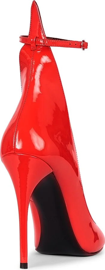 Women's 90MM Leather Pumps - Cerise - Size 6 - Image 3