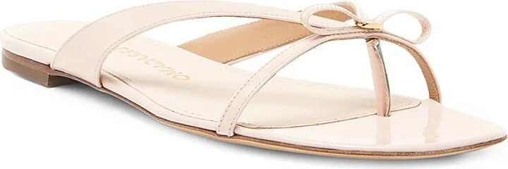 Women's Abibi Bow-Detailed Leather Sandals - Ballet - Size 6 - Image 2