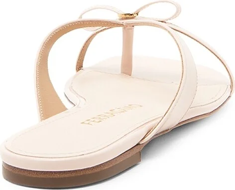 Women's Abibi Bow-Detailed Leather Sandals - Ballet - Size 6 - Image 3
