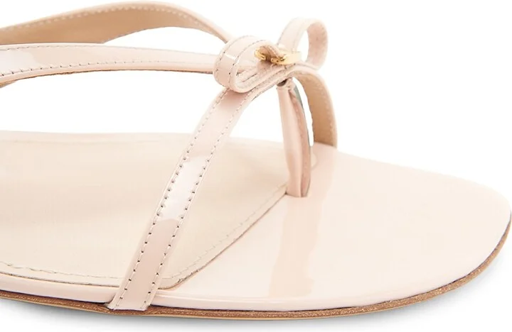 Women's Abibi Bow-Detailed Leather Sandals - Ballet - Size 6 - Image 5