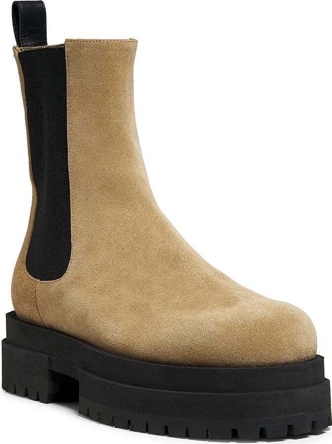 Women's Acacia Suede Chelsea Boots - Beige - Size 5 - Image 2