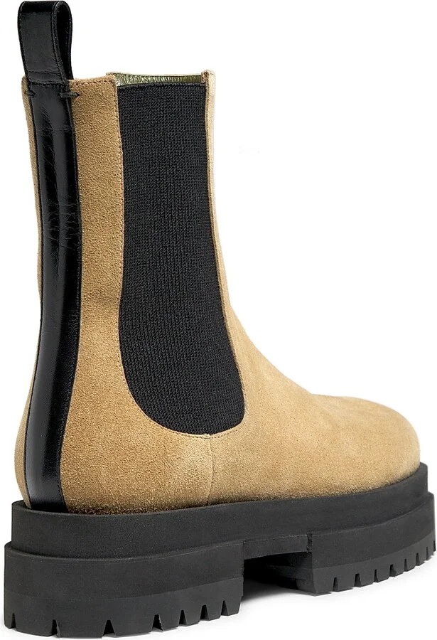 Women's Acacia Suede Chelsea Boots - Beige - Size 5 - Image 3