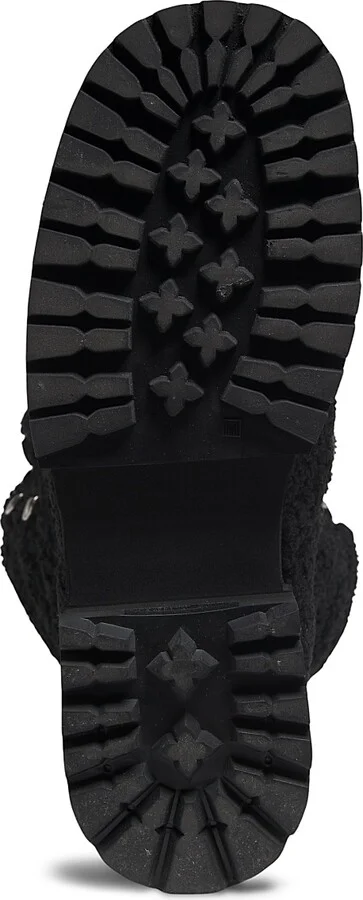 Women's Acacia Teddy Lace-Up Hiking Boots - Black - Size 5 - Image 6