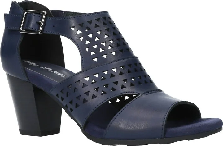 Women's Adara Heeled Sandal In Navy
