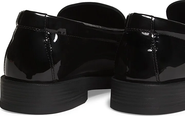 Women's Addie Faux Pearl-Embellished Patent Leather Loafers - Black - Size 5.5 - Image 3