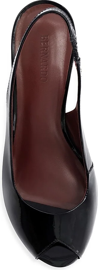 Women's Adell Peep Toe Pumps - Black - Size 6 - Image 3