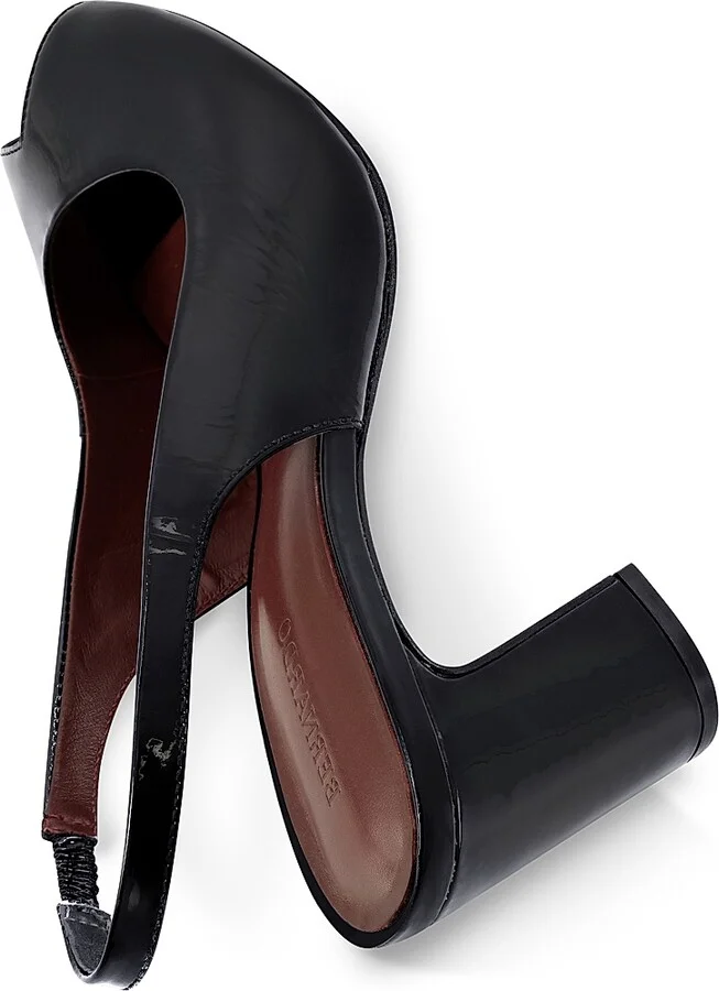 Women's Adell Peep Toe Pumps - Black - Size 6 - Image 5
