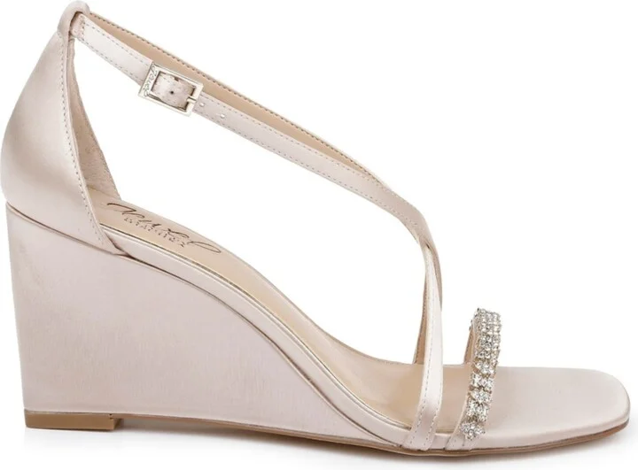 Women's Adelynn Crisscross Strap Wedge Evening Sandals - Image 2