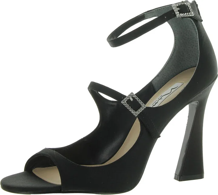 Womens Adjustable Open Toe Heels