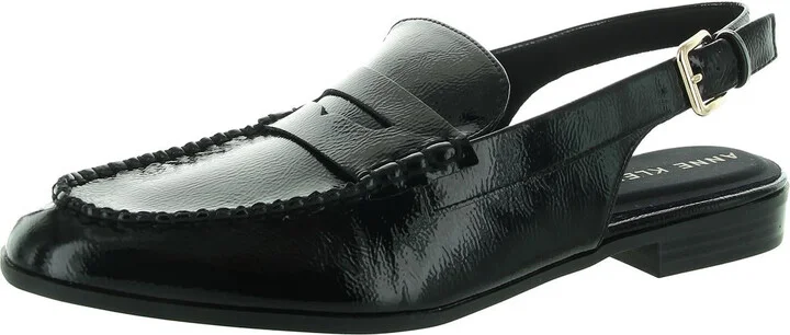 Womens Adjustable Patent Loafers
