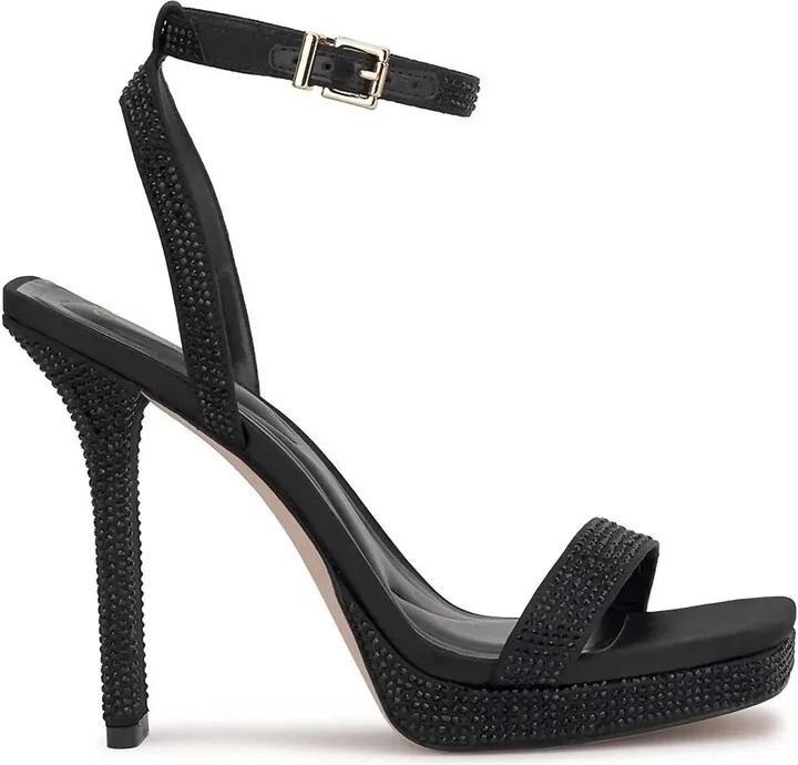 Women's Adonia High Heel In Black Shimmer