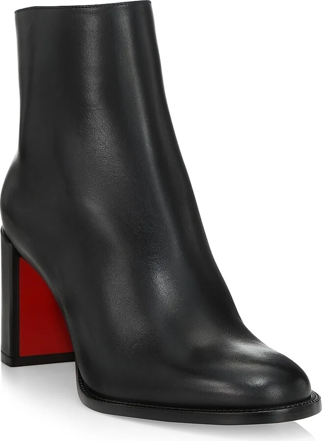 Women's Adoxa 70 Leather Ankle Boots - Black - Size 8 - Image 2