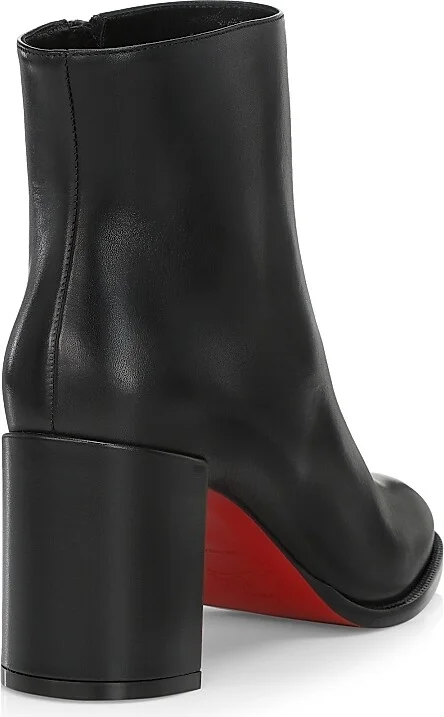 Women's Adoxa 70 Leather Ankle Boots - Black - Size 8 - Image 3