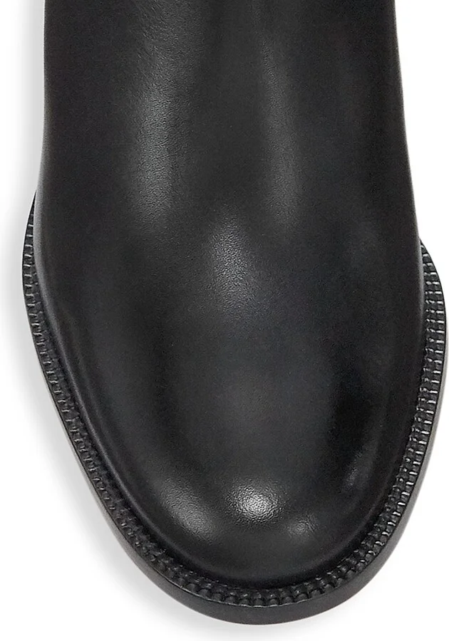 Women's Adoxa 70 Leather Ankle Boots - Black - Size 8 - Image 4