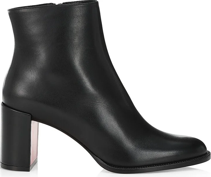 Women's Adoxa 70 Leather Ankle Boots - Black - Size 8